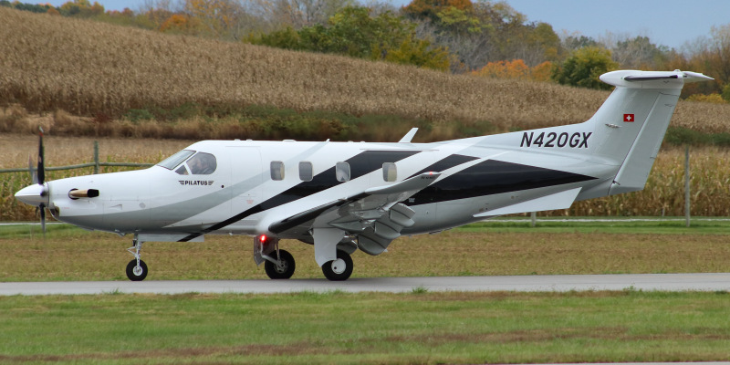 Photo of N420GX - PRIVATE Pilatus PC-12 at THV on AeroXplorer Aviation Database