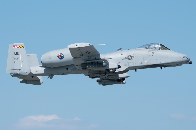 Photo of 78-0693 - USAF - United States Air Force Fairchild A-10 Thunderbolt at MTN on AeroXplorer Aviation Database