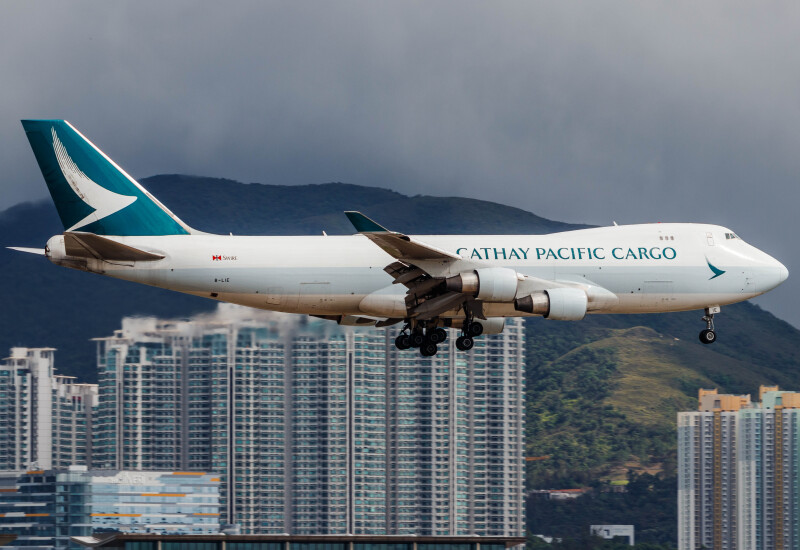 Photo of B-LIE - Cathay Pacific Boeing 747-400F at HKG on AeroXplorer Aviation Database