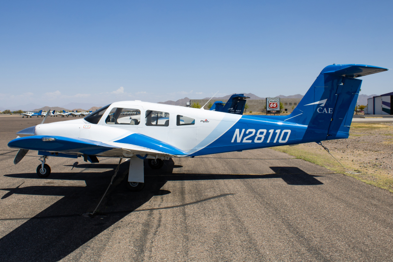Photo of N28110 - CAE Oxford Aviation Academy Piper 44 Seminole at MSC on AeroXplorer Aviation Database