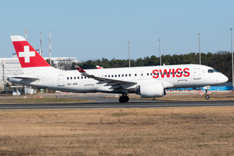 Photo of HB-JBB - Swiss International Air Lines Airbus A220-100 at FRA on AeroXplorer Aviation Database