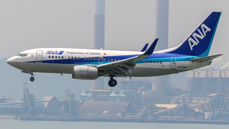 Photo of JA03AN - All Nippon Airways Boeing 737-781 at HKG on AeroXplorer Aviation Database
