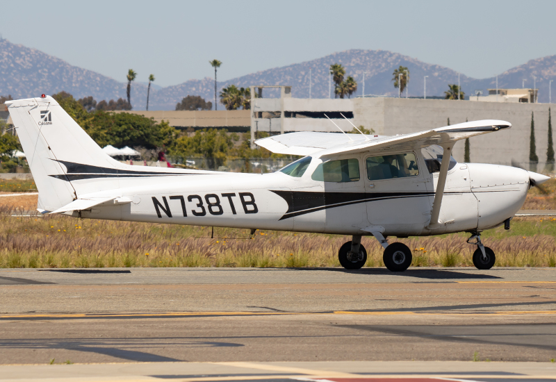 Photo of N738TB - PRIVATE Cessna 172 at MYF on AeroXplorer Aviation Database