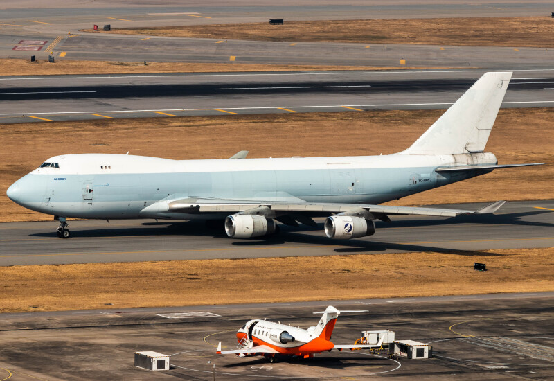 Photo of VQ-BWS - LongTail Aviation Boeing 747-400F at HKG on AeroXplorer Aviation Database
