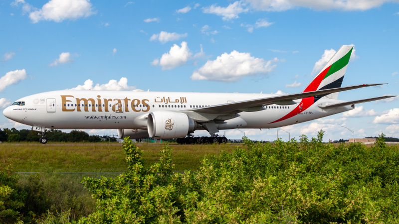 Photo of A6-EWJ - Emirates Boeing 777-200LR at MCO on AeroXplorer Aviation Database