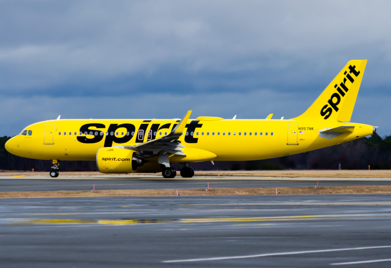 Photo of N957NK - Spirit Airlines Airbus A320NEO at ACY on AeroXplorer Aviation Database