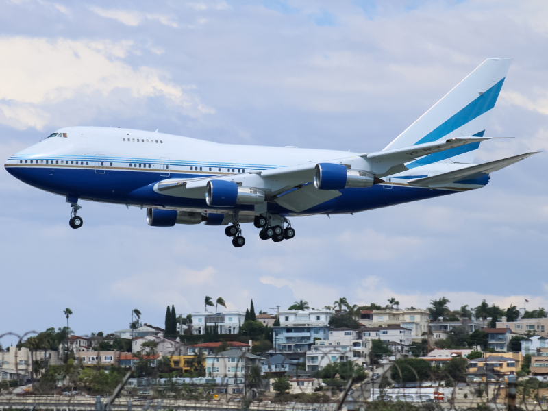 Photo of VP-BLK  - PRIVATE Boeing 747SP at SAN on AeroXplorer Aviation Database
