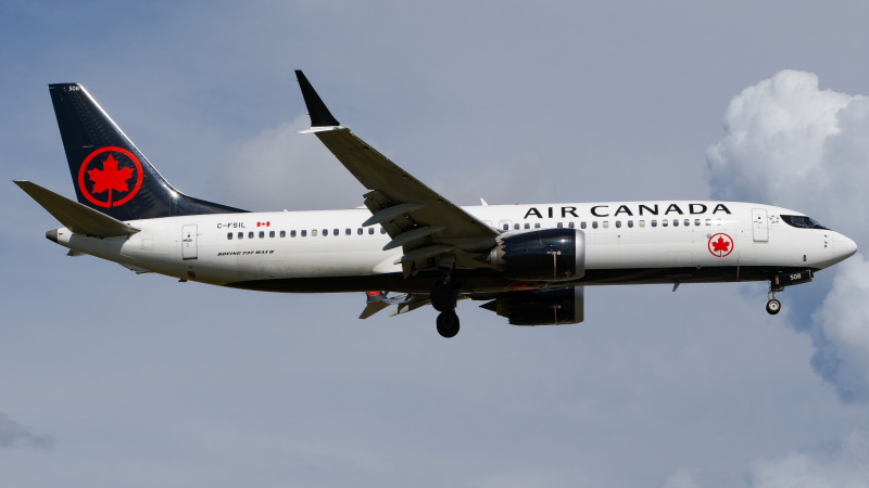 Photo of C-FSIL - Air Canada Boeing 737 MAX 8 at TPA on AeroXplorer Aviation Database