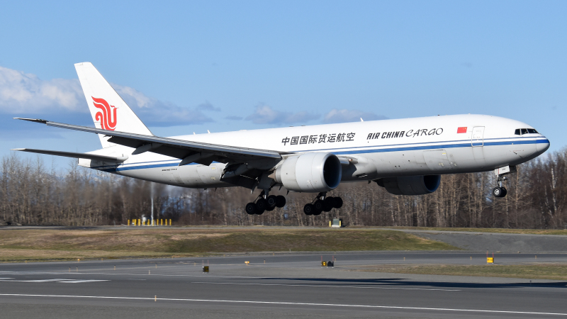 Photo of B-2093 - Air China Cargo Boeing 777-F at ANC on AeroXplorer Aviation Database