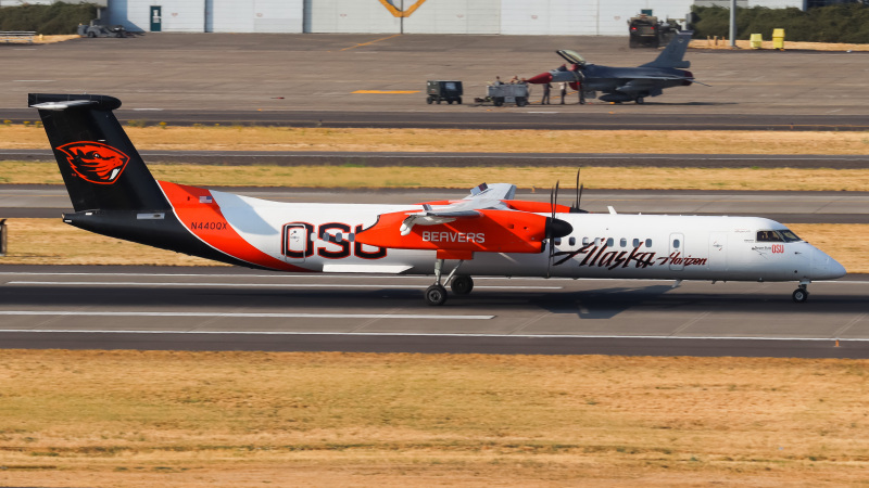 Photo of N440QX - Alaska Airlines De Havilland DHC-8 at PDX on AeroXplorer Aviation Database