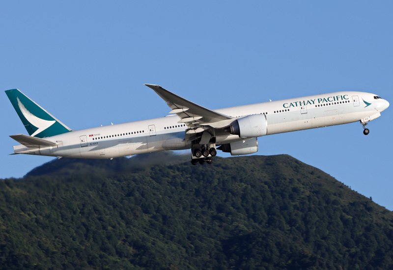 Photo of B-KPZ - Cathay Pacific Boeing 777-300 at HKG on AeroXplorer Aviation Database