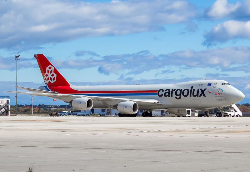 Photo of LX-VCJ - Cargolux Boeing 747-8F at MKE on AeroXplorer Aviation Database