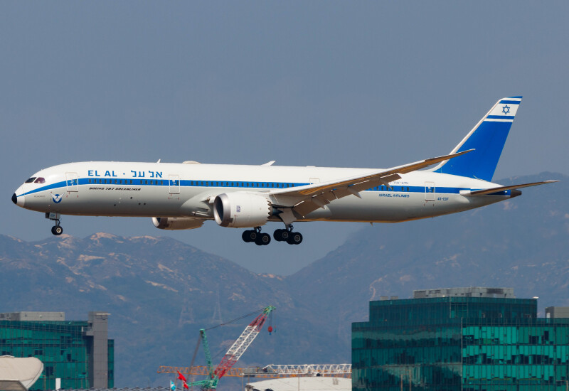 Photo of 4X-EDF - EL AL Boeing 787-9 at HKG on AeroXplorer Aviation Database