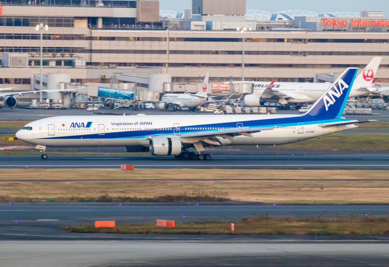 Photo of JA754A - All Nippon Airways Boeing 777-300 at HND on AeroXplorer Aviation Database