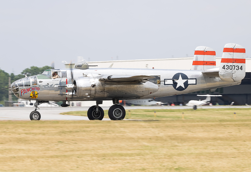 Photo of N9079Z - PRIVATE  North American B-25 Mitchell at RDG on AeroXplorer Aviation Database