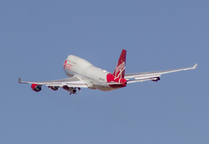 Photo of N744VG - Virgin Orbit Boeing 747-400 at MHV on AeroXplorer Aviation Database