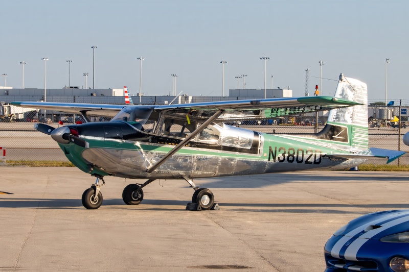 Photo of N3802D - PRIVATE Cessna 180 at FLL on AeroXplorer Aviation Database
