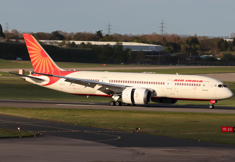 Photo of VT-ANE - Air India Boeing 787-8 at BHX on AeroXplorer Aviation Database