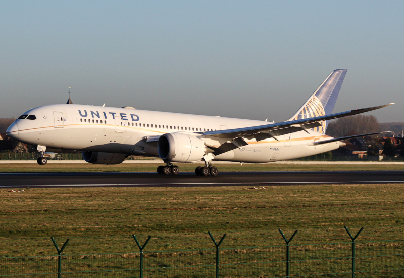 Photo of N20904 - United Airlines Boeing 787-8 at BRU on AeroXplorer Aviation Database