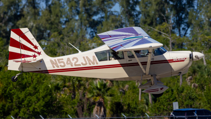 Photo of N542JM - PRIVATE American Champion 8KCAB at APF on AeroXplorer Aviation Database