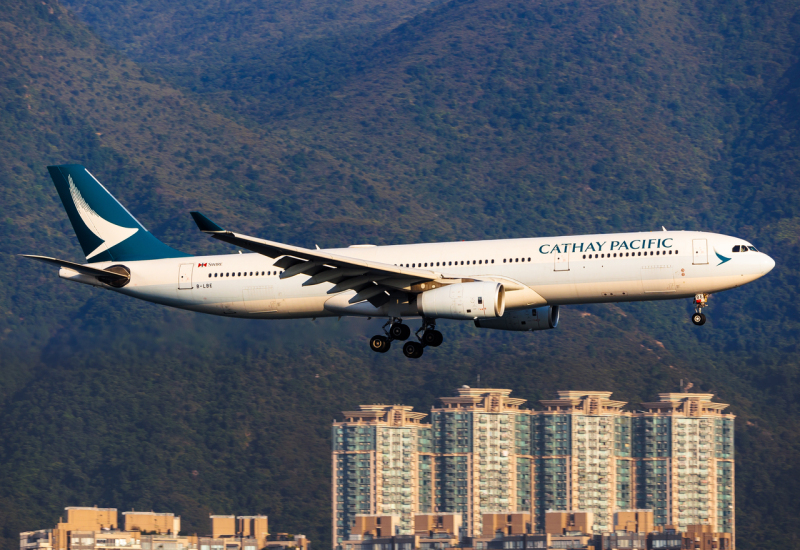 Photo of B-LBE - Cathay Pacific Airbus A330-300 at HKG on AeroXplorer Aviation Database