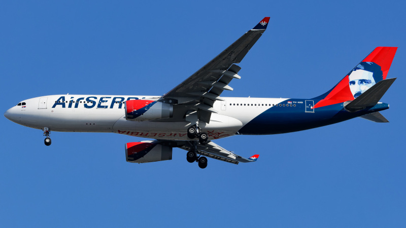 Photo of YU-ARB - Air Serbia Airbus A330-200 at JFK on AeroXplorer Aviation Database