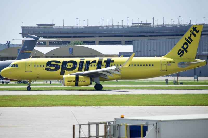 Photo of N626NK - Spirit Airlines Airbus A320 at MSP on AeroXplorer Aviation Database