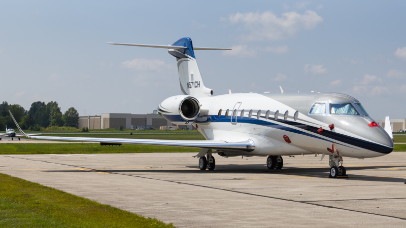 Photo of N571CH - PRIVATE Gulfstream G280 at DLZ on AeroXplorer Aviation Database