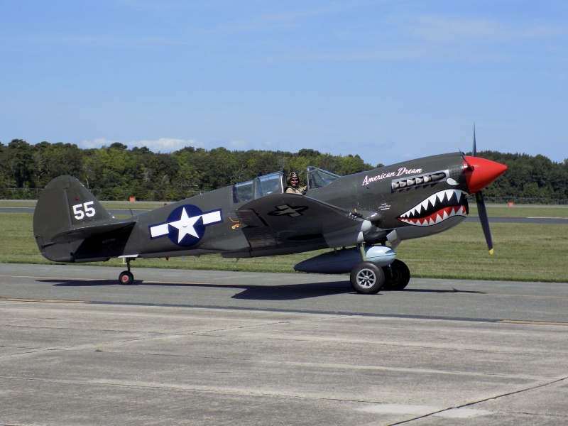Photo of NL977WH - PRIVATE Curtiss P-40 Warhawk at WWD on AeroXplorer Aviation Database