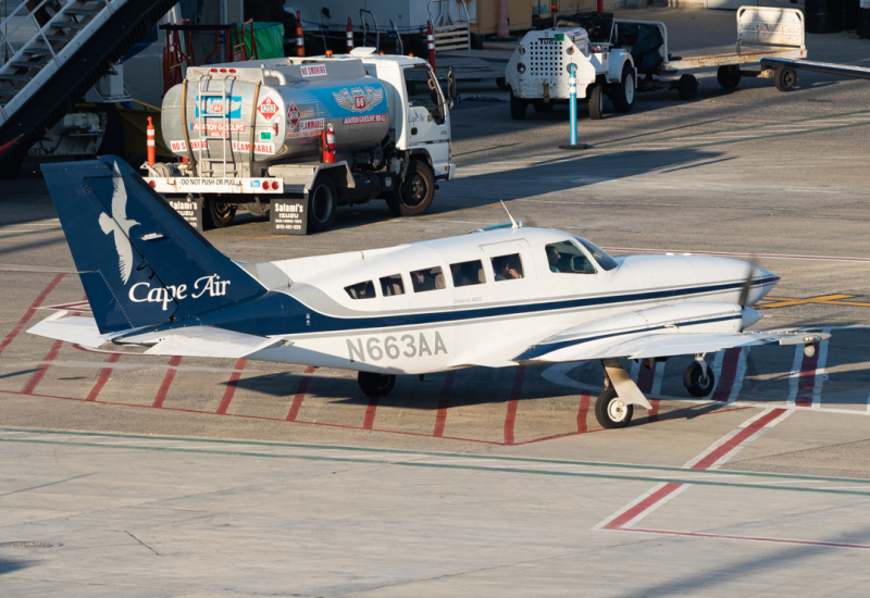 Photo of N6333A - Cape Air Cessna 402 at BOS on AeroXplorer Aviation Database