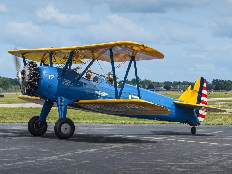 Photo of N4813Y - PRIVATE Boeing Stearman at ASH on AeroXplorer Aviation Database