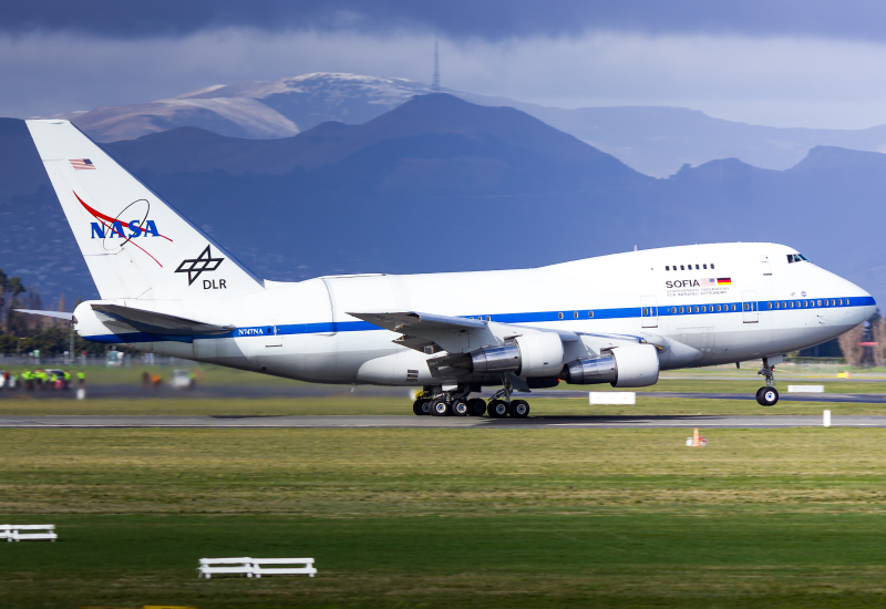 Photo of N747NA - NASA Boeing 747SP at CHC on AeroXplorer Aviation Database