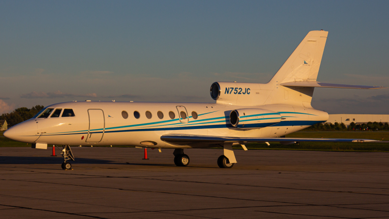 Photo of N752JC - PRIVATE Dassault Falcon 50 at DLZ on AeroXplorer Aviation Database