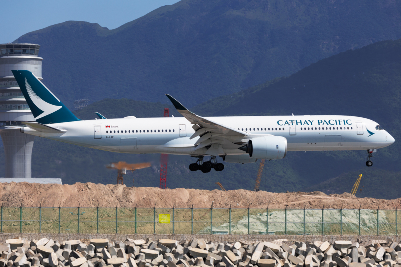 Photo of B-LQF - Cathay Pacific Airbus A350-900 at HKG on AeroXplorer Aviation Database