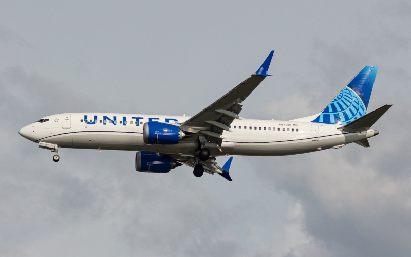 Photo of N17310 - United Airlines Boeing 737 MAX 8 at TPA on AeroXplorer Aviation Database
