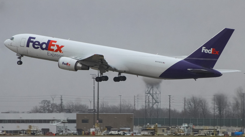 Photo of N170FE - FedEx Boeing 767-300F at IND on AeroXplorer Aviation Database