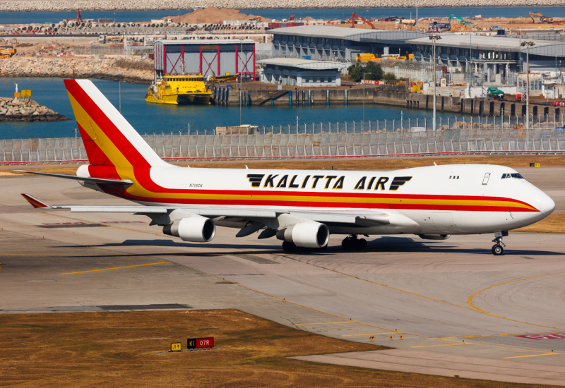 Photo of N715CK - Kalitta Air Boeing 747-400F at HKG on AeroXplorer Aviation Database