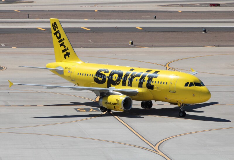 Photo of N504NK - Spirit Airlines Airbus A319 at PHX on AeroXplorer Aviation Database