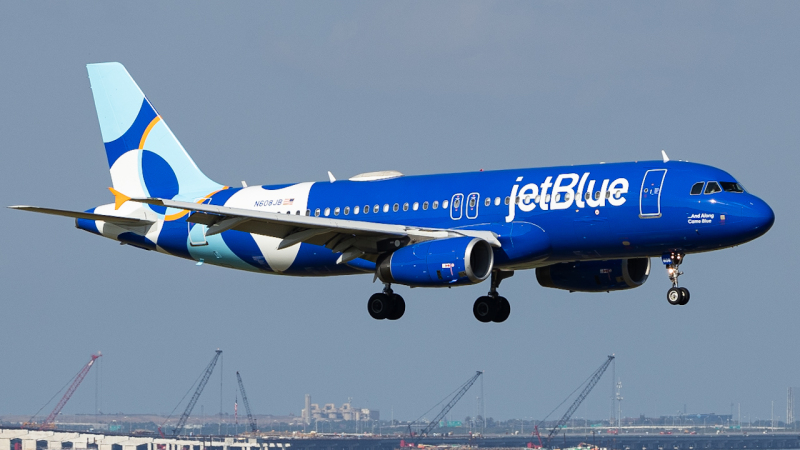 Photo of N608JB - JetBlue Airways Airbus A320 at TPA on AeroXplorer Aviation Database