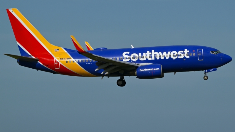 Photo of N457WN - Southwest Airlines Boeing 737-700 at MCO on AeroXplorer Aviation Database