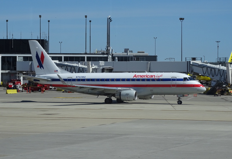 Photo of N760MQ - American Airlines Embraer E170 at ORD on AeroXplorer Aviation Database