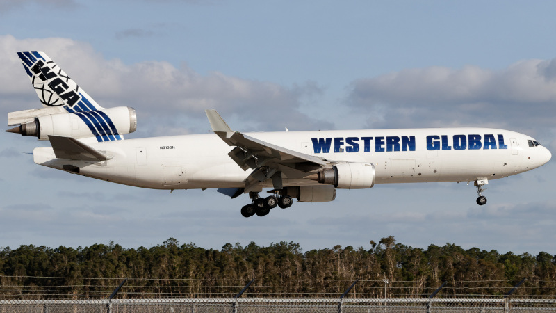Photo of N513SN - Western Global Airlines  McDonnell Douglas MD-11F at RSW on AeroXplorer Aviation Database