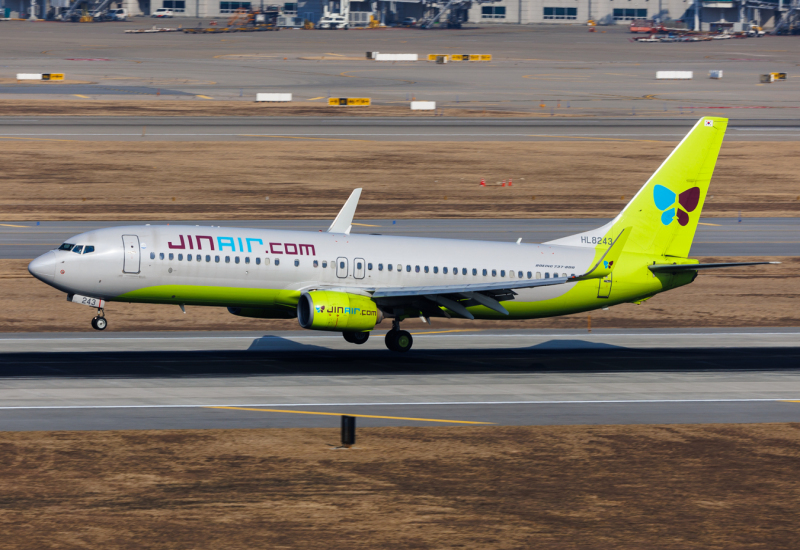 Photo of HL8243 - Jin Air Boeing 737-800 at ICN on AeroXplorer Aviation Database