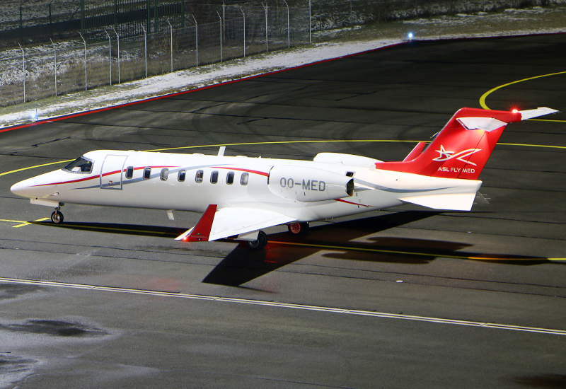Photo of OO-MED - ASL Fly Med Bombardier Learjet 45 at EIN on AeroXplorer Aviation Database
