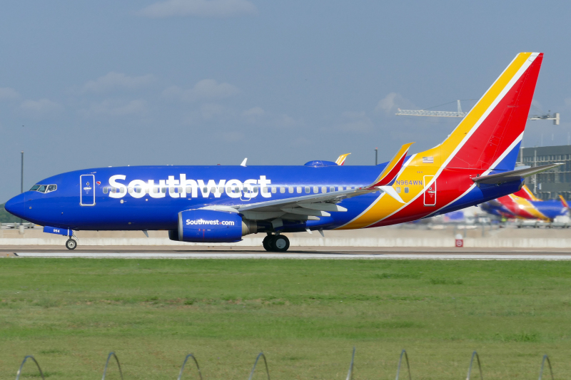 Photo of N964WN - Southwest Airlines Boeing 737-700 at AUS on AeroXplorer Aviation Database