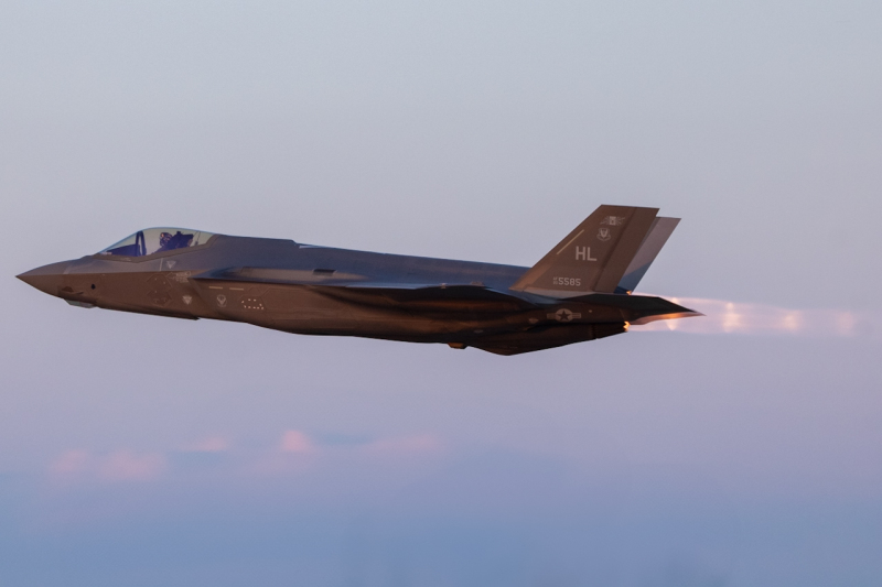 Photo of 20-5585 - USAF - United States Air Force Lockheed Martin F-35 Lightning at OSH on AeroXplorer Aviation Database