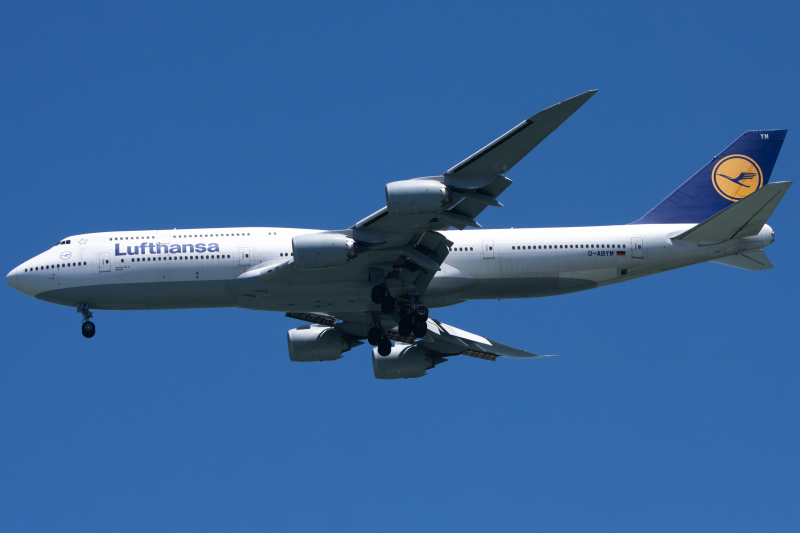 Photo of D-ABYM - Lufthansa Boeing 747-8i at SFO on AeroXplorer Aviation Database