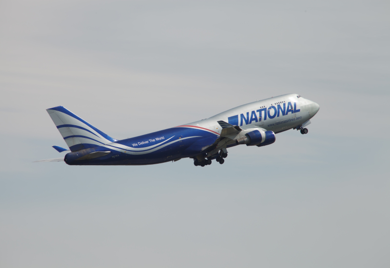 Photo of N919CA - National Airlines Boeing 747-400F at LCK on AeroXplorer Aviation Database