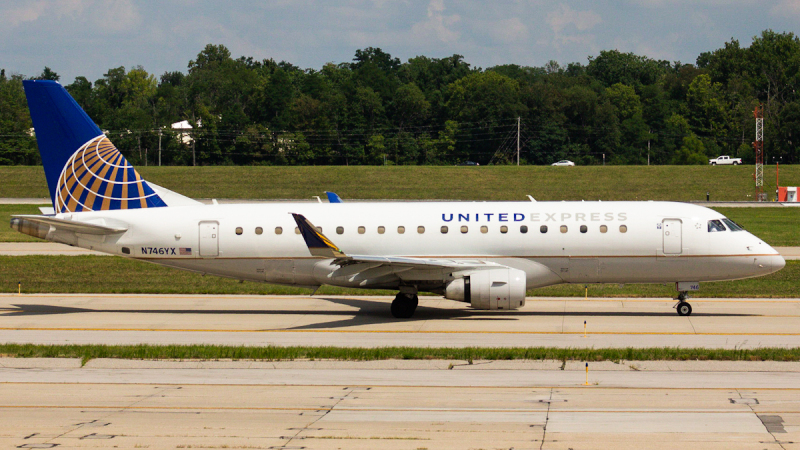 Photo of N746YX - United Express Embraer E170 at CVG on AeroXplorer Aviation Database
