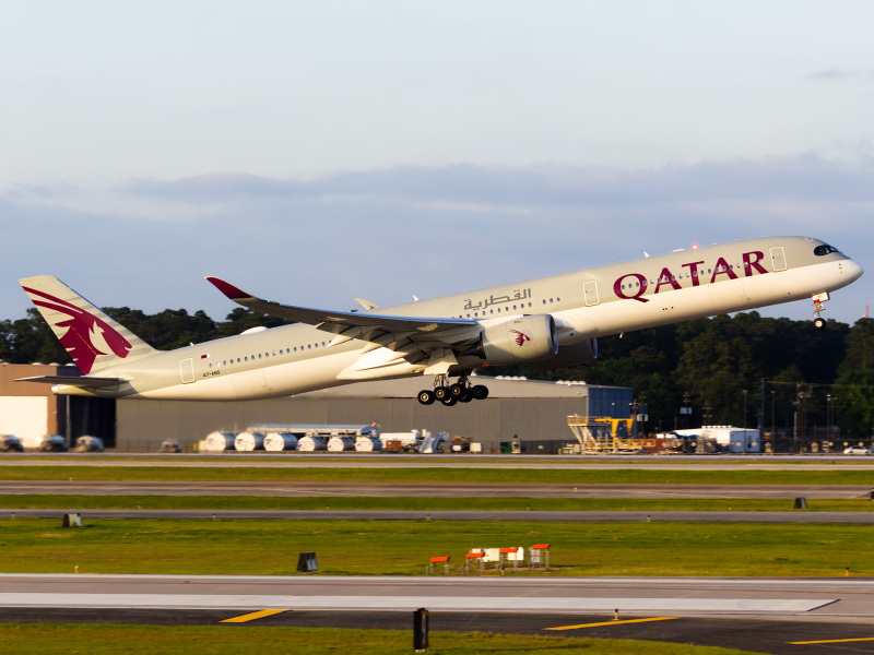 Photo of A7-ANS - Qatar Airways Airbus A350-1000 at IAH on AeroXplorer Aviation Database